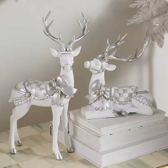 Store MacKenzie-Childs Crystal Palace Standing White Deer