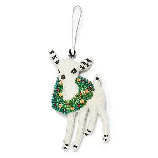 Discount MacKenzie-Childs Deary Deer Beaded Ornament