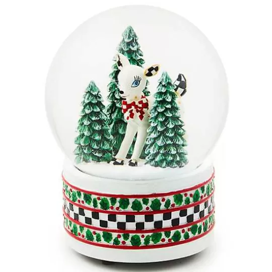 Store MacKenzie-Childs Deary Deer Snow Globe