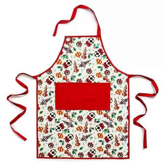 Cheap MacKenzie-Childs Deck the Halls Apron