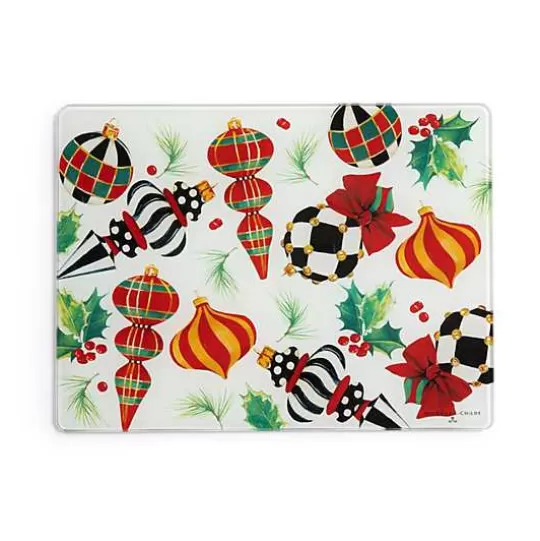 Fashion MacKenzie-Childs Deck the Halls Large Cutting Board