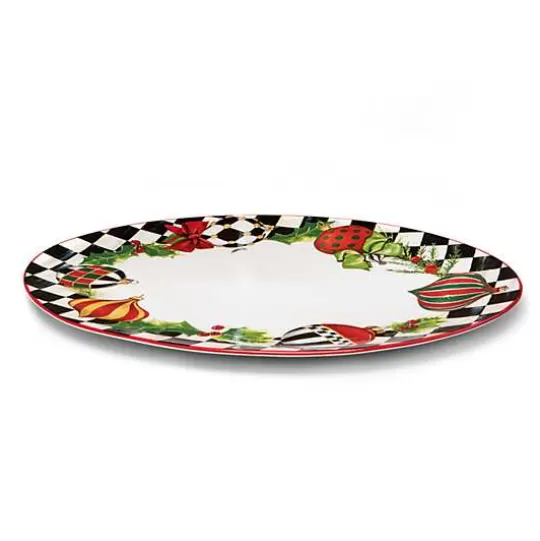 Outlet MacKenzie-Childs Deck the Halls Serving Platter