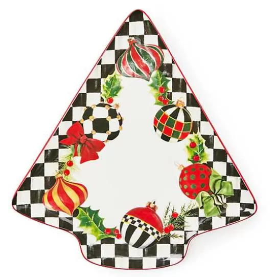 Store MacKenzie-Childs Deck the Halls Tree Serving Platter