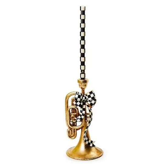 Cheap MacKenzie-Childs Emerald Luxe Trumpet Candle Holder