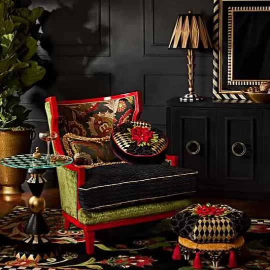 Fashion MacKenzie-Childs Evenfall Footstool