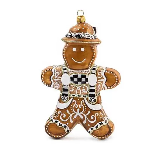 Flash Sale MacKenzie-Childs Farmhouse Gingerbread Boy Glass Ornament