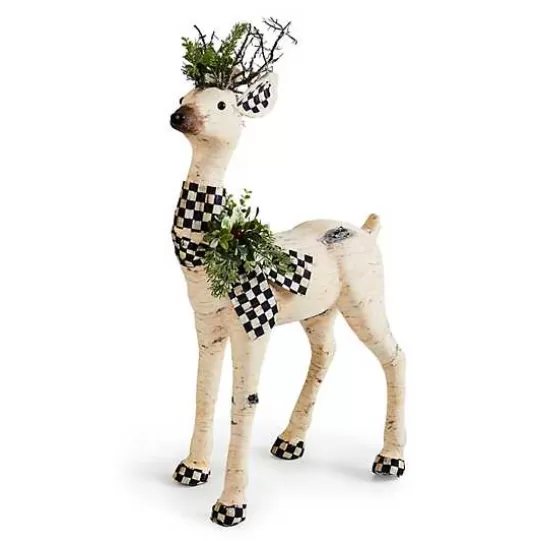 Fashion MacKenzie-Childs Farmhouse Holiday Birch Deer Figurine