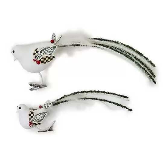 Shop MacKenzie-Childs Farmhouse Holiday Bird Clips, Set of 2