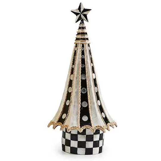 Fashion MacKenzie-Childs Farmhouse Holiday Capiz Tree