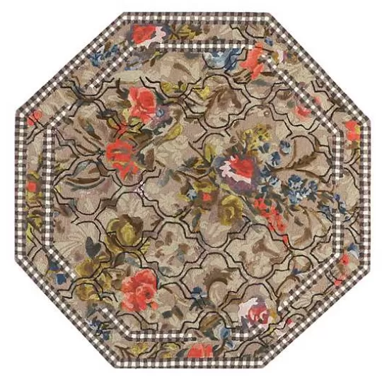 Shop MacKenzie-Childs Field Study Floral 6' Octagon Rug