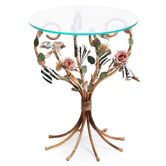 Discount MacKenzie-Childs Field Study Round Accent Table