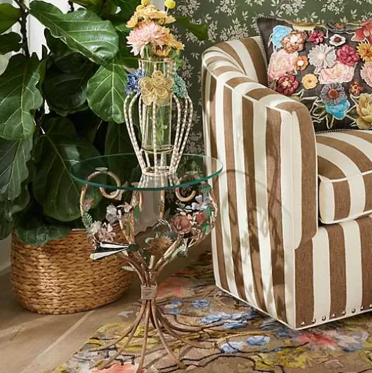 Discount MacKenzie-Childs Field Study Round Accent Table