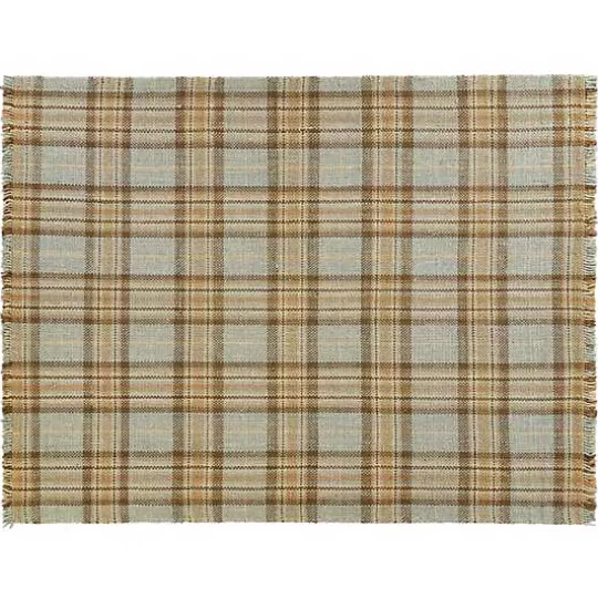Hot MacKenzie-Childs Field Study Woven Tartan 8' x 10' Rug