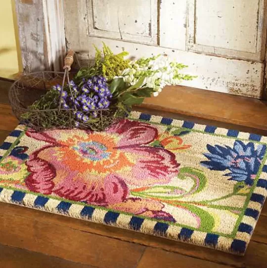 Sale MacKenzie-Childs Flower Market Entrance Mat