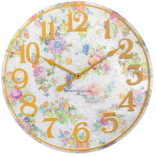 Sale MacKenzie-Childs Flower Market Outdoor Wall Clock