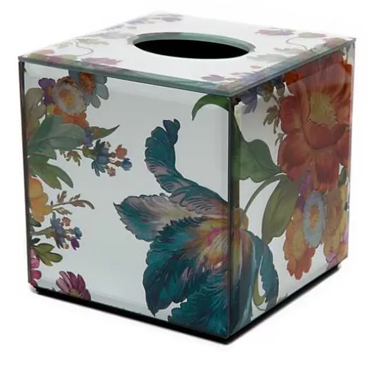 Discount MacKenzie-Childs Flower Market Reflections Boutique Tissue Box Cover