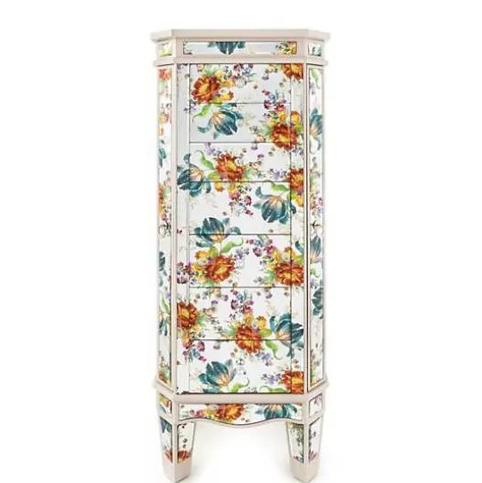 Hot MacKenzie-Childs Flower Market Reflections Standing Jewelry Armoire