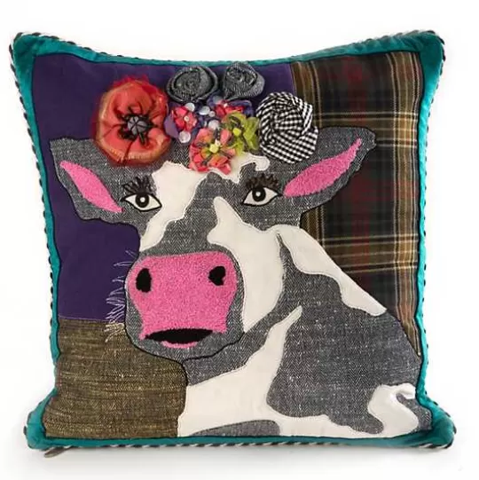 Clearance MacKenzie-Childs Frida Cowlo Throw Pillow