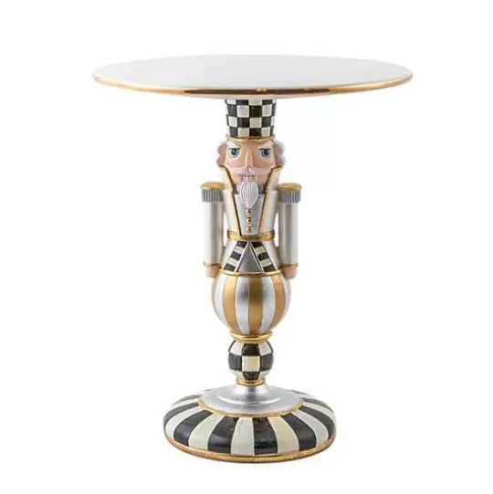 Fashion MacKenzie-Childs Glam Up Buckingham Nutcracker Pedestal Platter