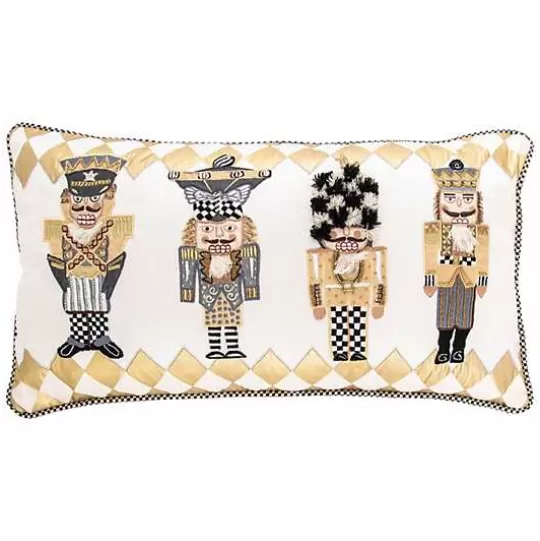 Best MacKenzie-Childs Glam Up Nutcracker Lumbar Pillow