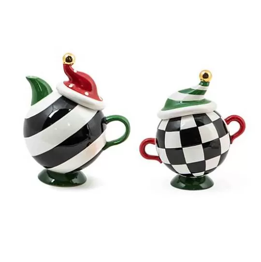 Discount MacKenzie-Childs Granny Kitsch Tipsy Creamer  Sugar Set