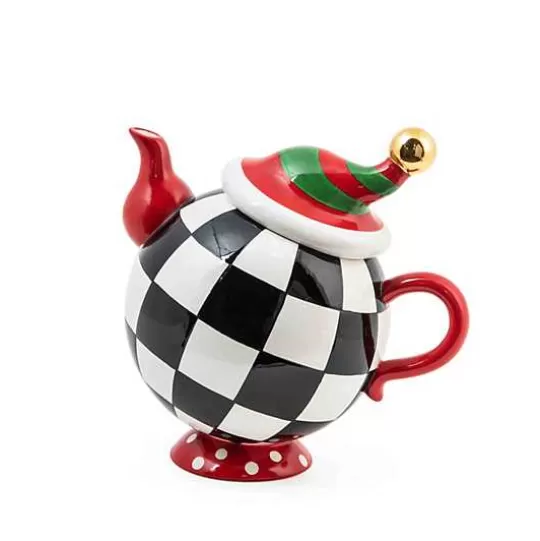 Clearance MacKenzie-Childs Granny Kitsch Tipsy Teapot