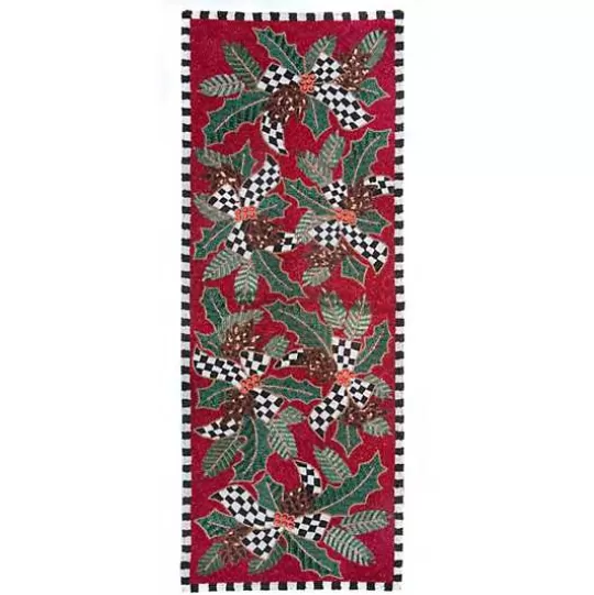 Fashion MacKenzie-Childs Holly Holiday Beaded Runner