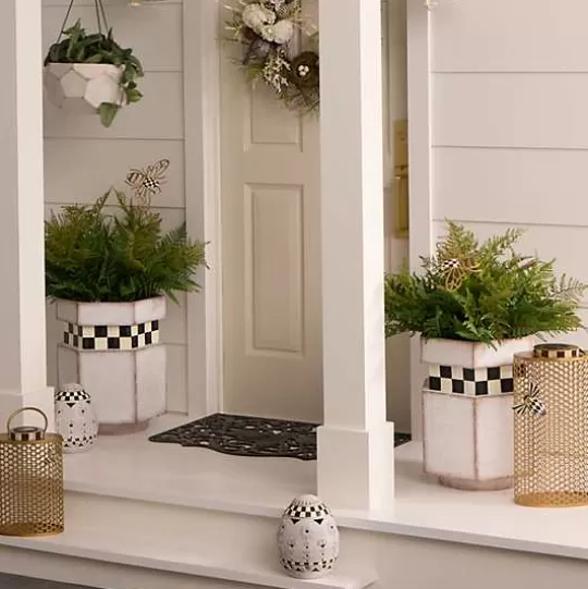 Store MacKenzie-Childs Honeycomb Outdoor Planter