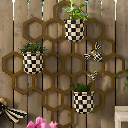 Sale MacKenzie-Childs Honeycomb Wall Planter