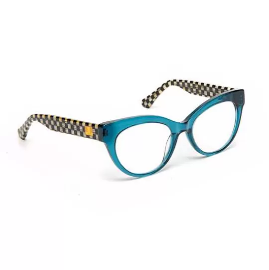 Flash Sale MacKenzie-Childs Kitty Readers - Turquoise - x2.0