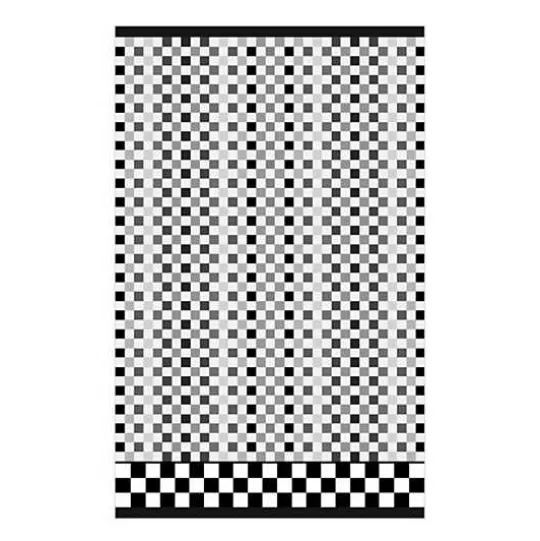 Store MacKenzie-Childs Micro Check Black  White Bath Towel