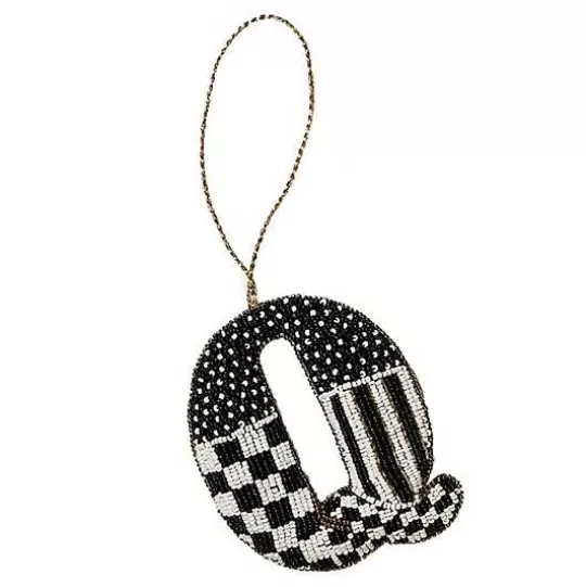 Shop MacKenzie-Childs Monogram Beaded Q Ornament