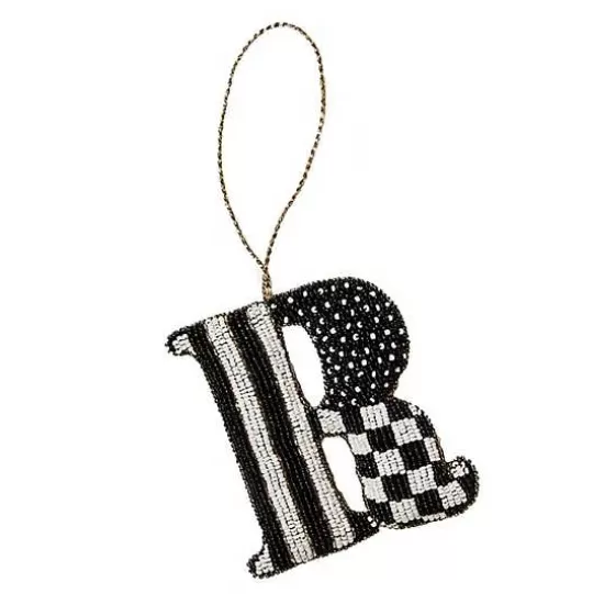 Discount MacKenzie-Childs Monogram Beaded R Ornament