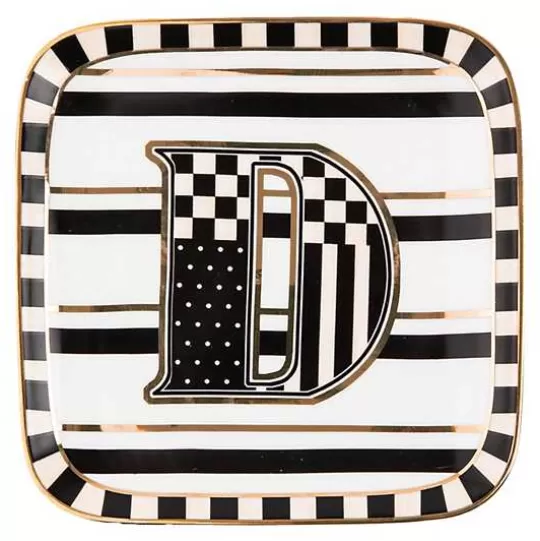 Hot MacKenzie-Childs Monogram Dish - D