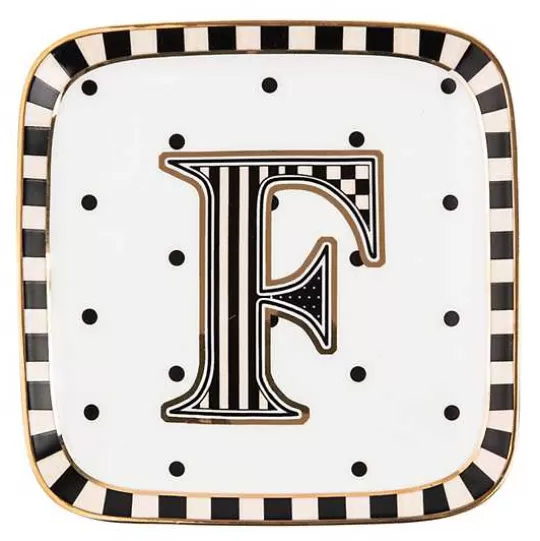 Outlet MacKenzie-Childs Monogram Dish - F