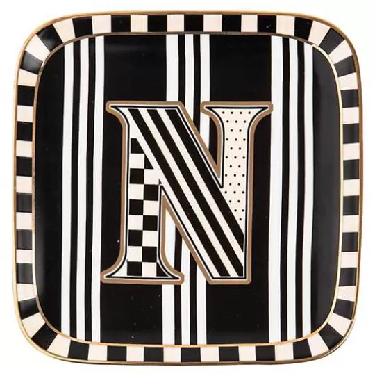 Best MacKenzie-Childs Monogram Dish - N