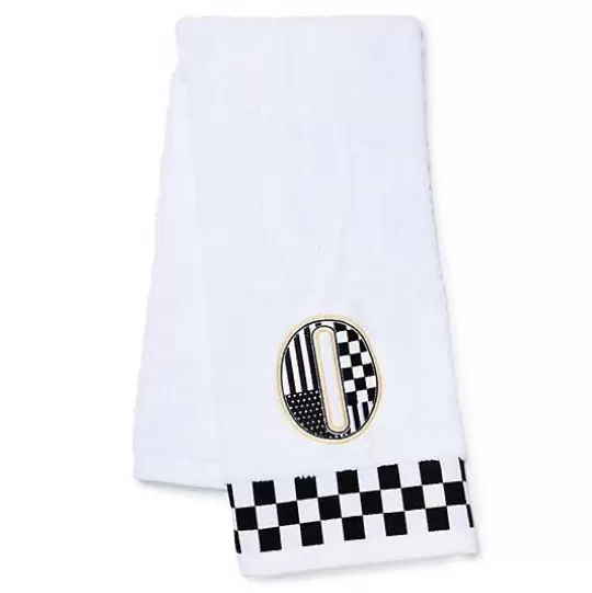 Best MacKenzie-Childs Monogram O Check Hand Towel