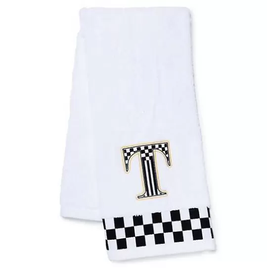 Online MacKenzie-Childs Monogram T Check Hand Towel