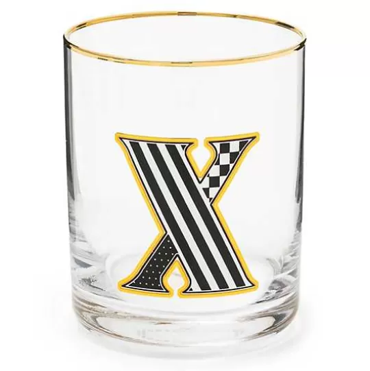 Fashion MacKenzie-Childs Monogram Tumbler - X