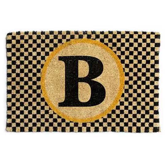 Best MacKenzie-Childs Monogrammed B Entrance Mat