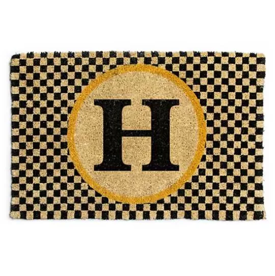 Sale MacKenzie-Childs Monogrammed H Entrance Mat