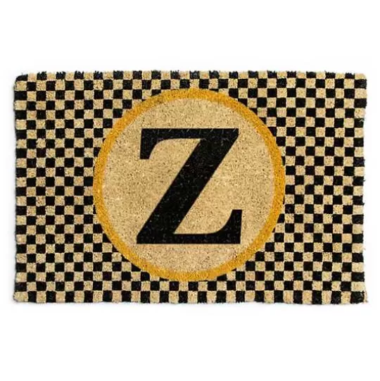 Best MacKenzie-Childs Monogrammed Z Entrance Mat