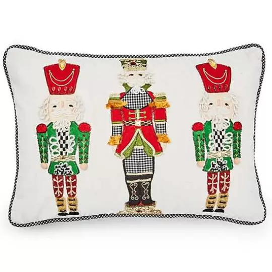 Best Sale MacKenzie-Childs Nutcracker Lumbar Pillow