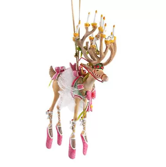 Best MacKenzie-Childs Patience Brewster Dash Away Dancer Reindeer Ornament