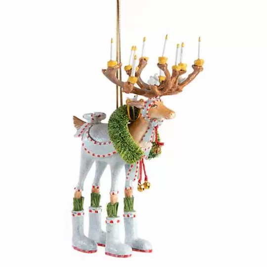 Best MacKenzie-Childs Patience Brewster Dash Away Dasher Reindeer Ornament