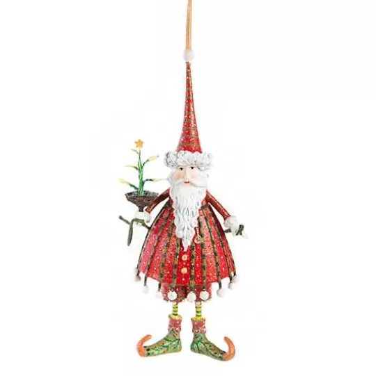 Hot MacKenzie-Childs Patience Brewster Dash Away Dashing Santa Ornament