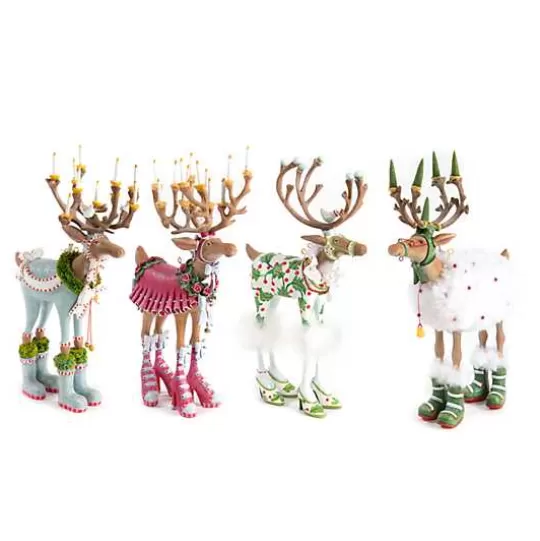 Sale MacKenzie-Childs Patience Brewster Dash Away Reindeer Figure Set