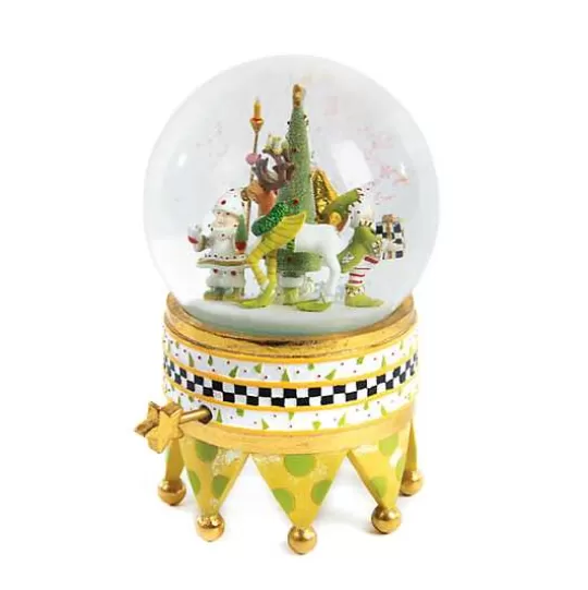 Online MacKenzie-Childs Patience Brewster Dash Away Santa Snow Globe