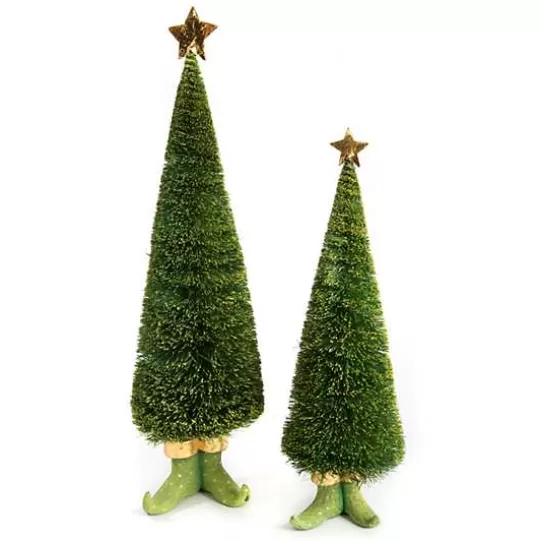 Discount MacKenzie-Childs Patience Brewster Dash Away Sisal Elf Tree Figures