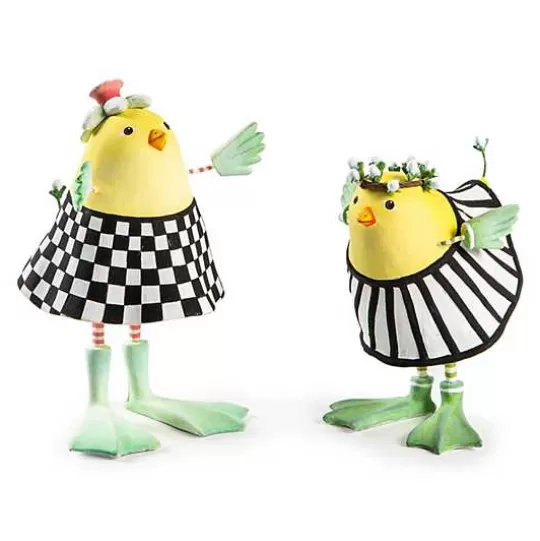 Shop MacKenzie-Childs Patience Brewster Dressed Up Chicks, Set of 2